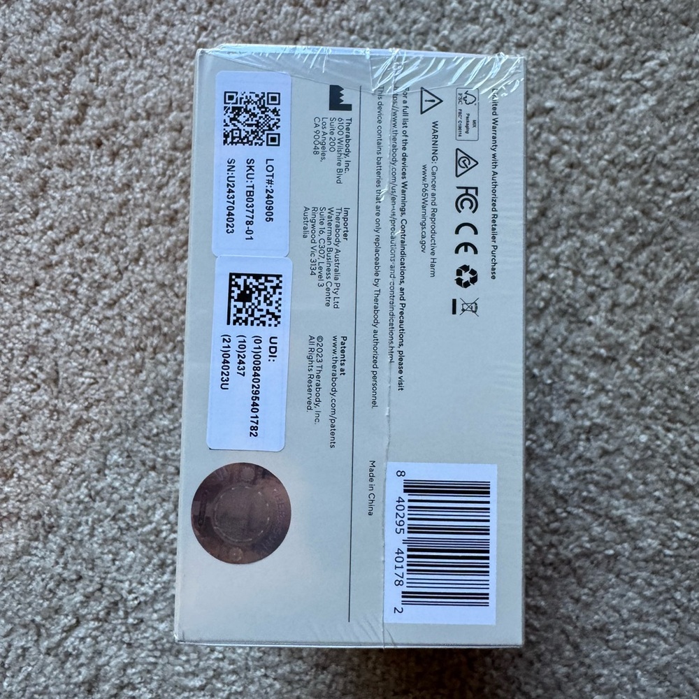 Therabody RecoveryTherm Cube Hot Cold Contrast Therapy Instant Hot/Cold NIB - Picture 6 of 6